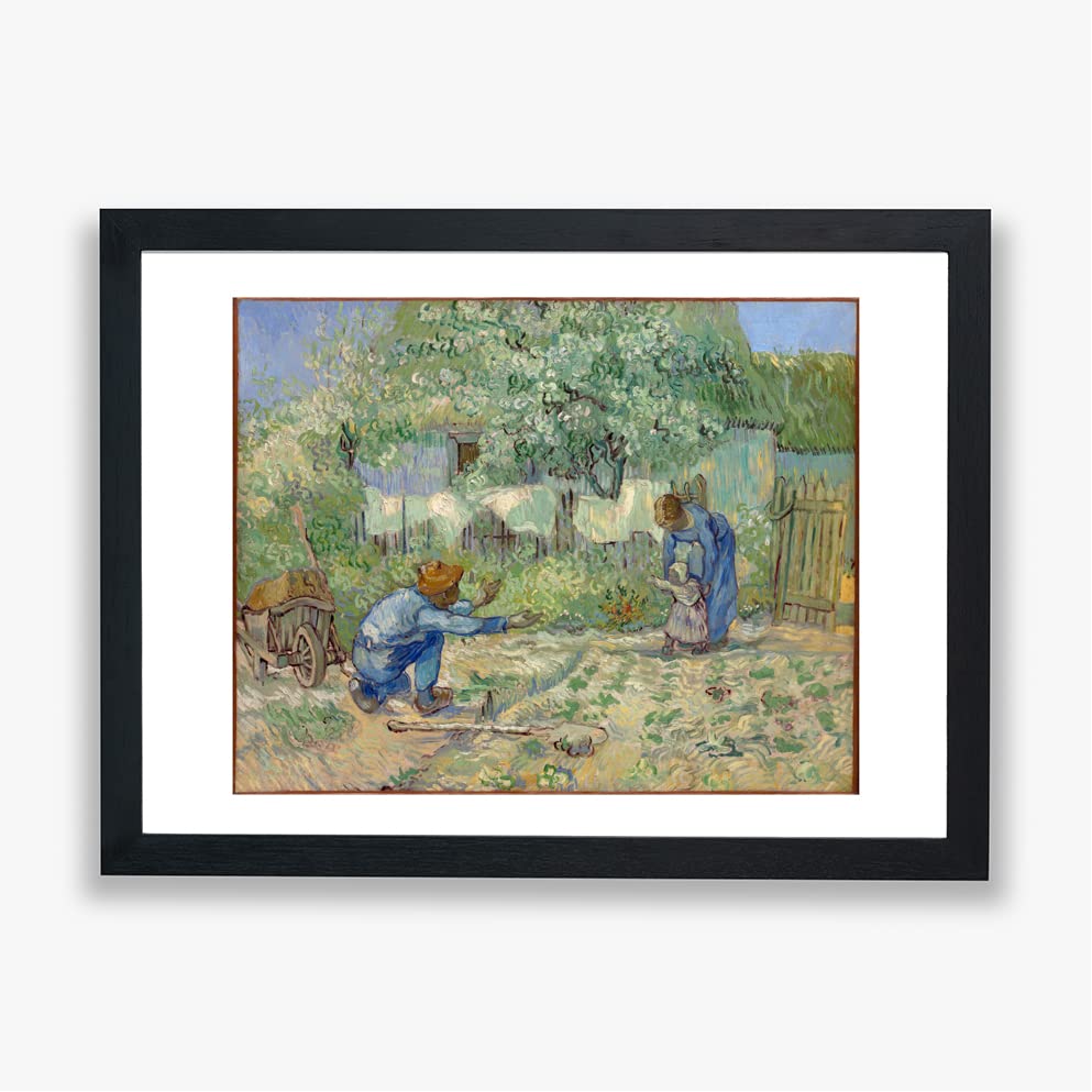 Poster giclée Van Gogh Premiers pas pour décorer un salon chaleureux