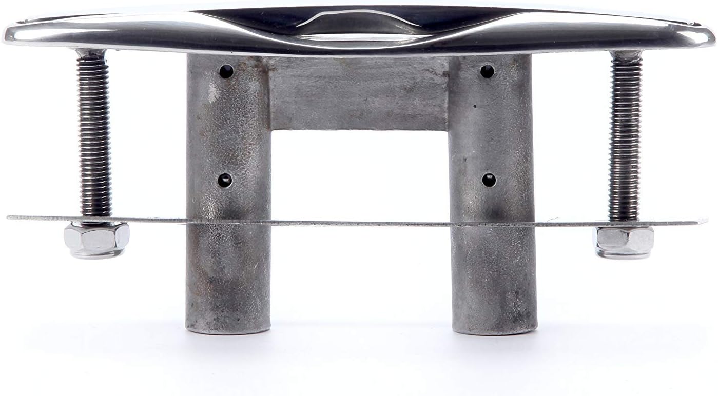 Amarine Made Pair of Boat Marine Stainless Steel 316 Pull up Cleat Flush Mount Cleat Lift