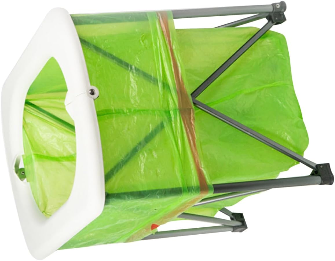 Portable Folding Outdoor Toilet Multifunctional Emergency Pedestal Pan for Camping Hiking Lightweight Portable Toilet for Car Trips Construction Sites and Travel