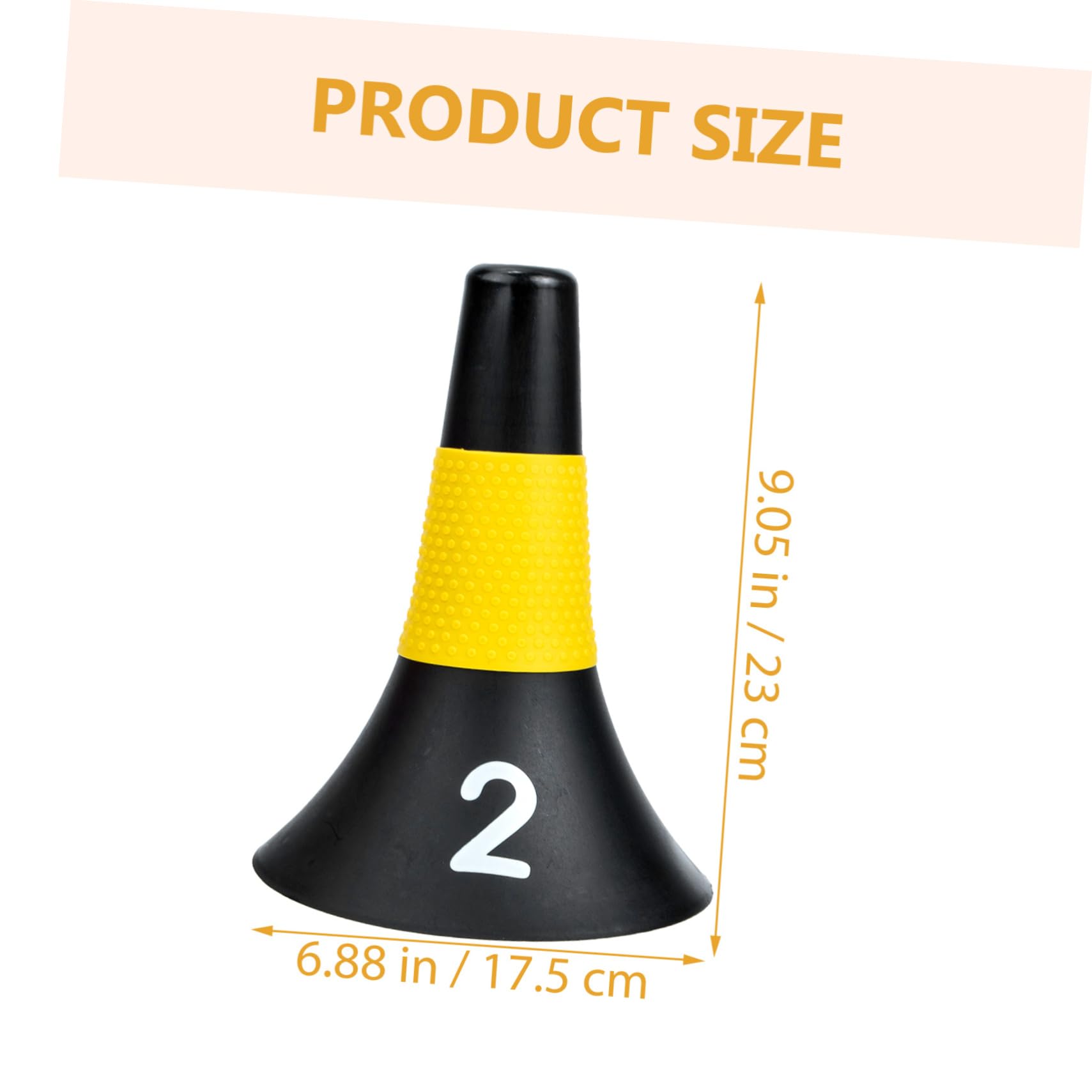 BESPORTBLE Agility Cones for Football Training 10 Pack Plastic Markers Numbered Discs for Soccer and Gym