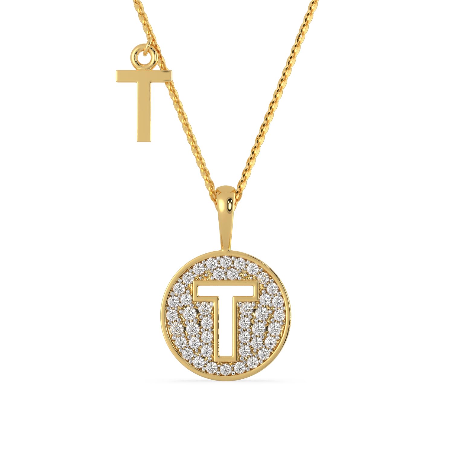 BIS hallmarked (585) 14k Yellow Gold Necklace for Women,Close to Neck