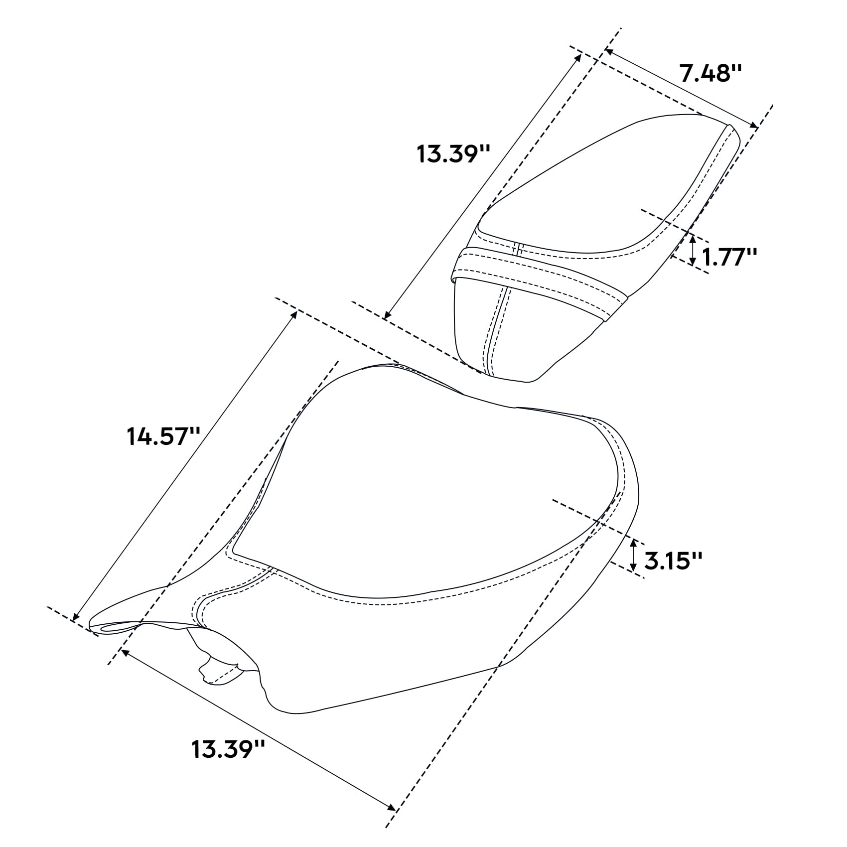 Z900 パッセンジャーシート Amazon.com: C.C. RIDER Driver Rider & Passenger Pillion Seat