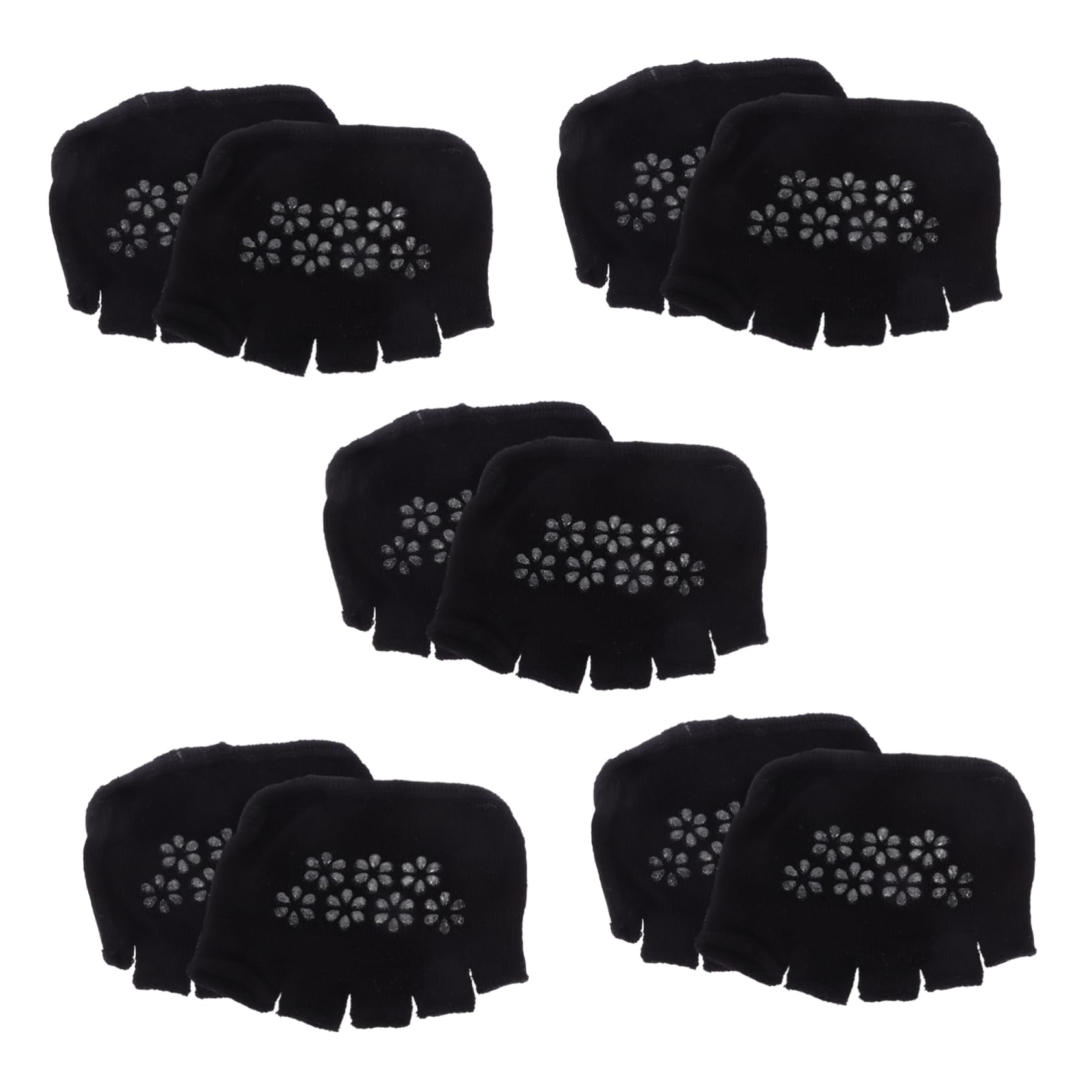 BESPORTBLE Summer Women Half Toe Socks Elastic Cotton Toe Covers for Running Casual Shoes