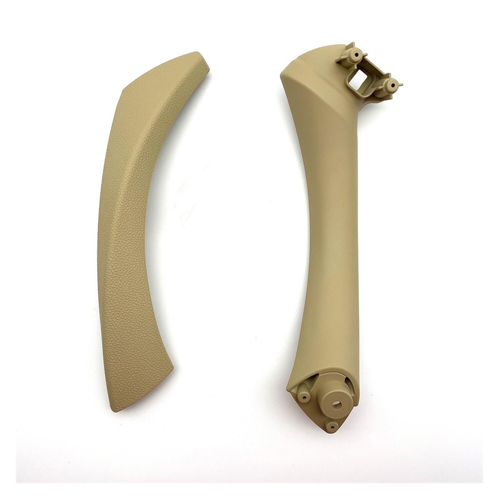 Wijhjet Beige(On The Left) For Bmw 3-Series E90 E91 Inner Door Handle Panel Sedan Pull Trim Cover 51417230850 51419150335 51419150340 Car Interior Door Handle(Beige(On The Left))