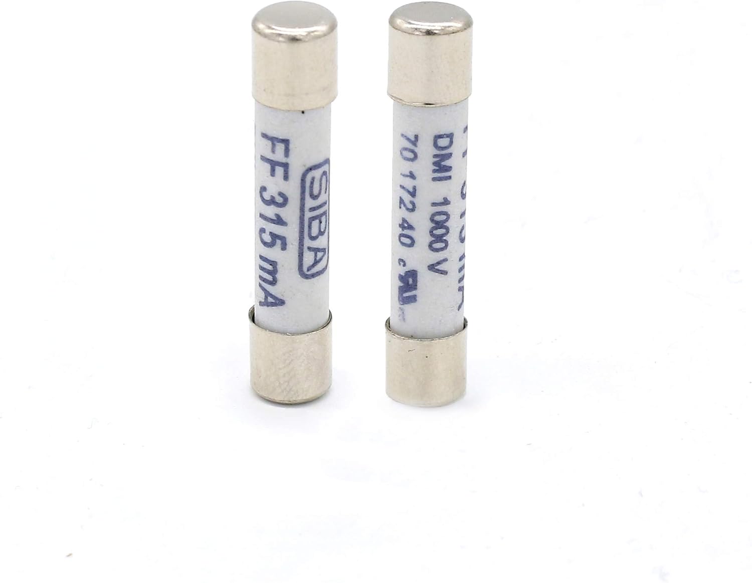 2Pcs FF315mA 1000V Very Fast Acting 0.315A Multimeter Fuse Brass, Nickel-Plated Fuse 6.3 x 32mm