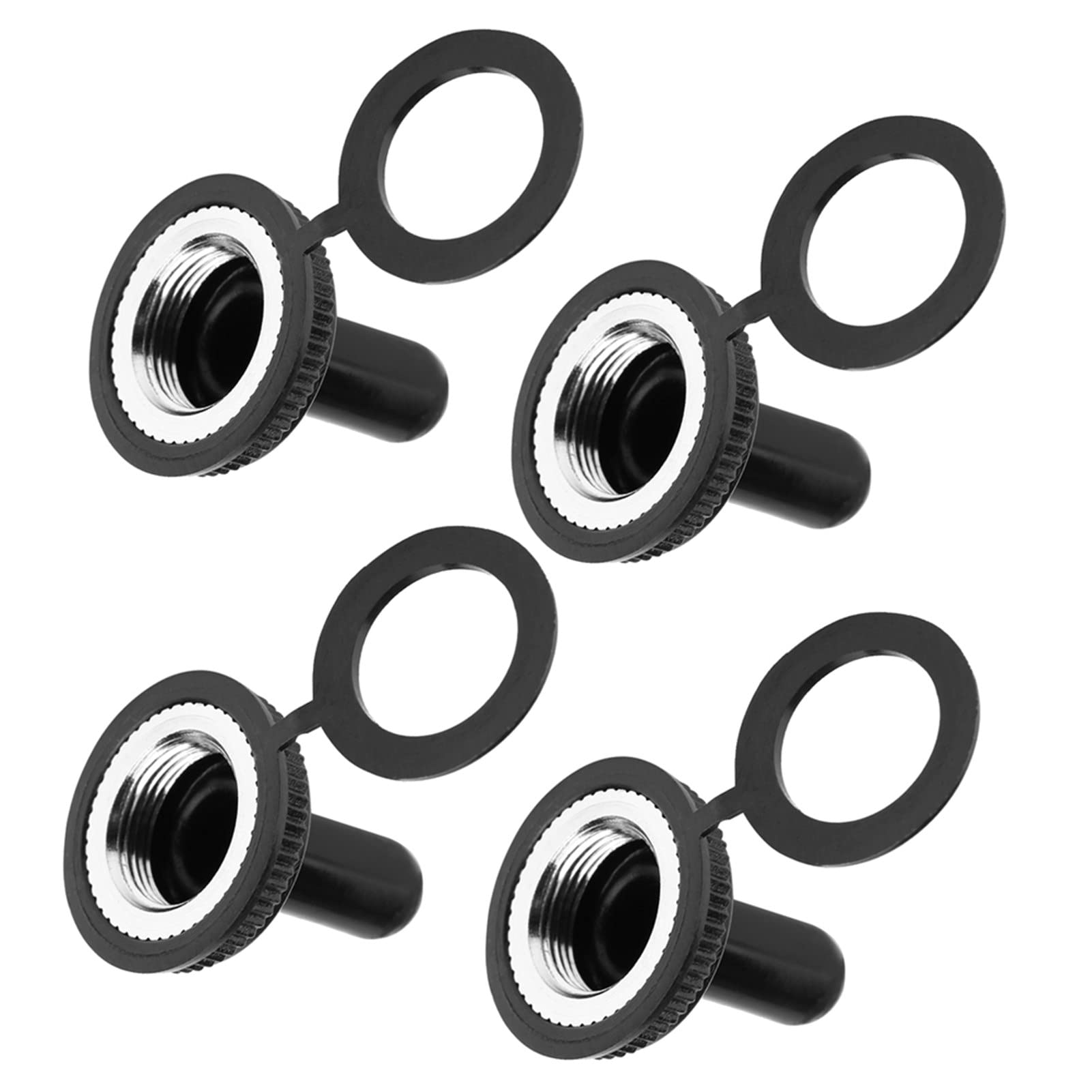 20Pcs 12mm Rocker Toggle Switch Boot Cover - and, Good Insulation, Easy to Mount, 220V Maximum Voltage, Rubber, Iron Material, 73g