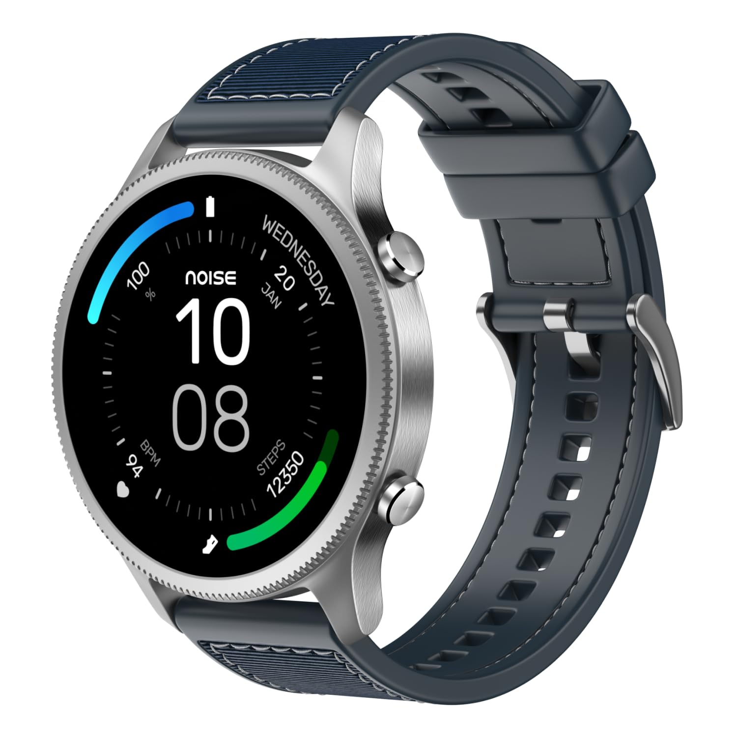 NoiseFit Halo 1.43" AMOLED Display, Bluetooth Calling Round Dial Smart Watch, Premium Metallic Build, Always on Display, Smart Gesture Control, 100 Sports Modes (Midnight Alloy)-image-28