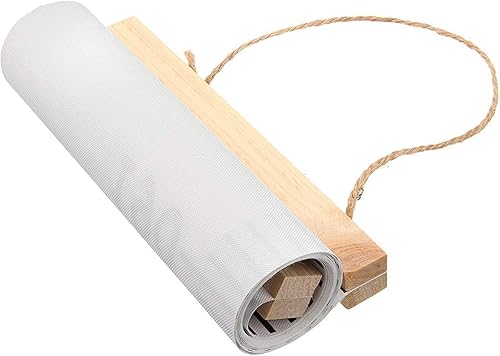 Miniatura 4 de Miaro Tabla de crecimiento para niños, marco de madera, lona de tela, regla de medición de altura de bebé a adulto para decoración de habitación de