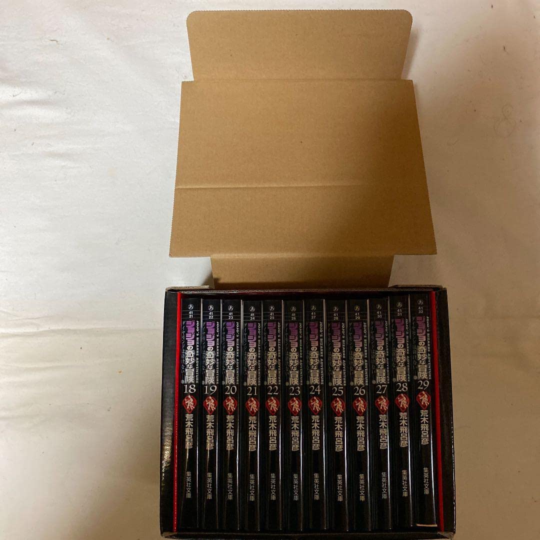 Amazon.co.jp: ジョジョの奇妙な冒険第1部から第6部迄の全50巻の文庫本