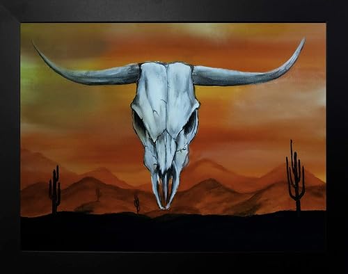 Buyartforless IF EDC453 16x12 1.25 Black Wall Art, Red