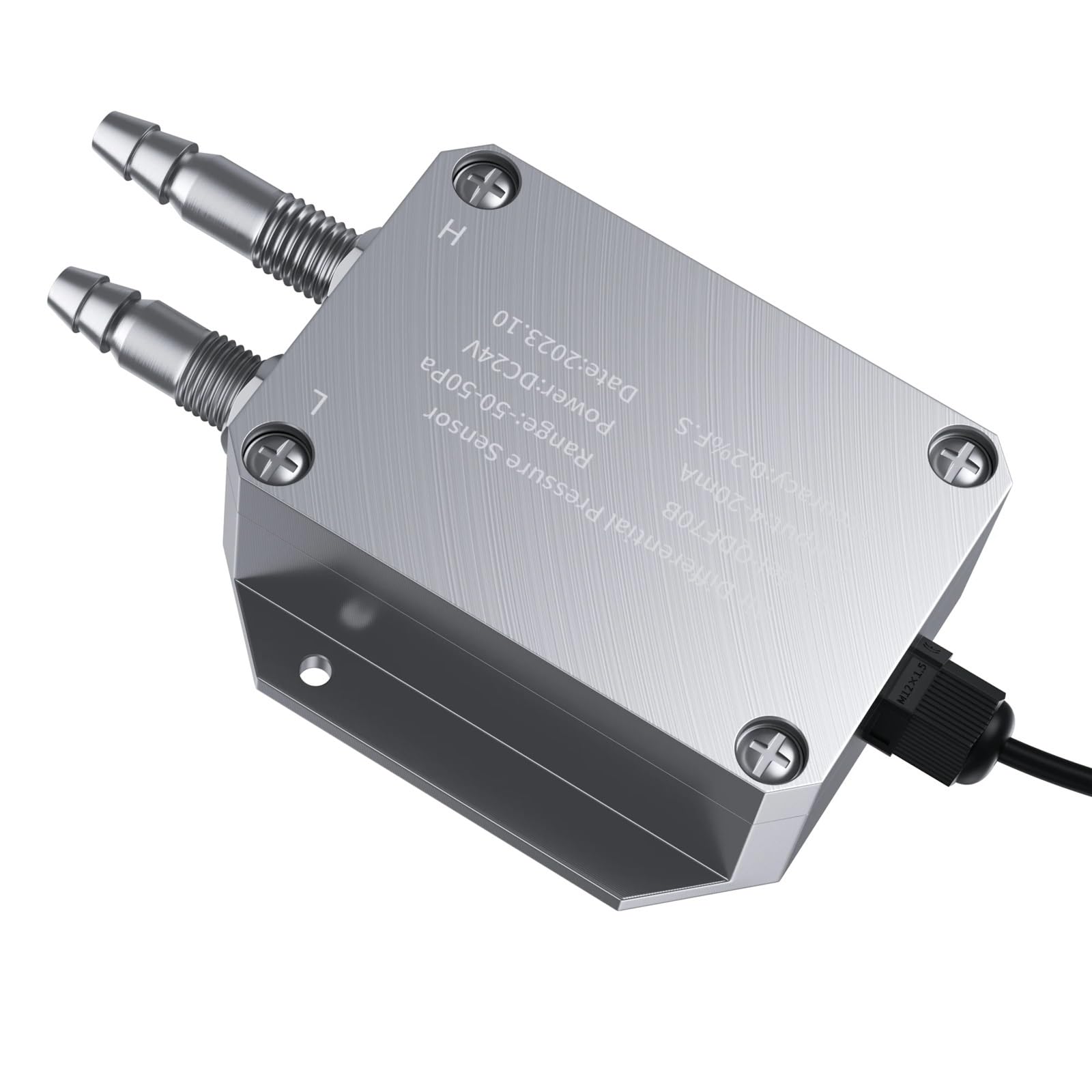Sensor de presión diferencial Transmisor aire y viento Alta precisión(-100~100Pa)