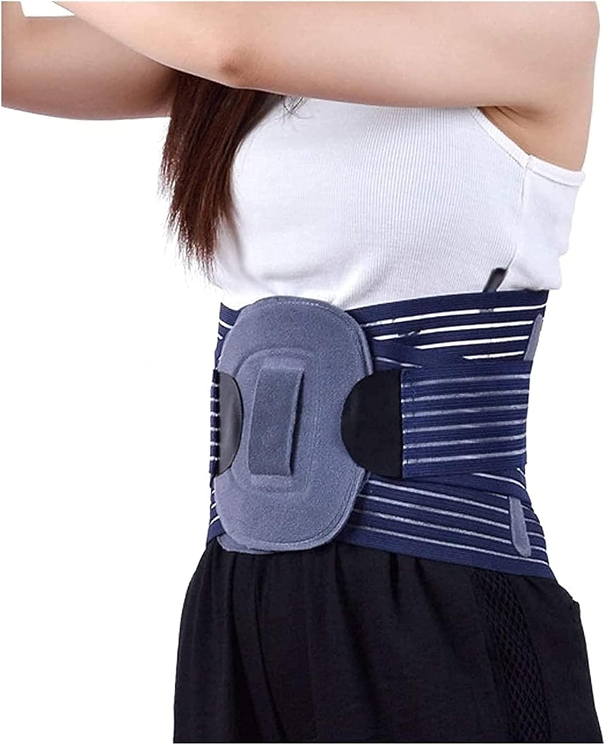 Lower Back Brace for Pain Relief, Lumbar Support Belt with 6 Support