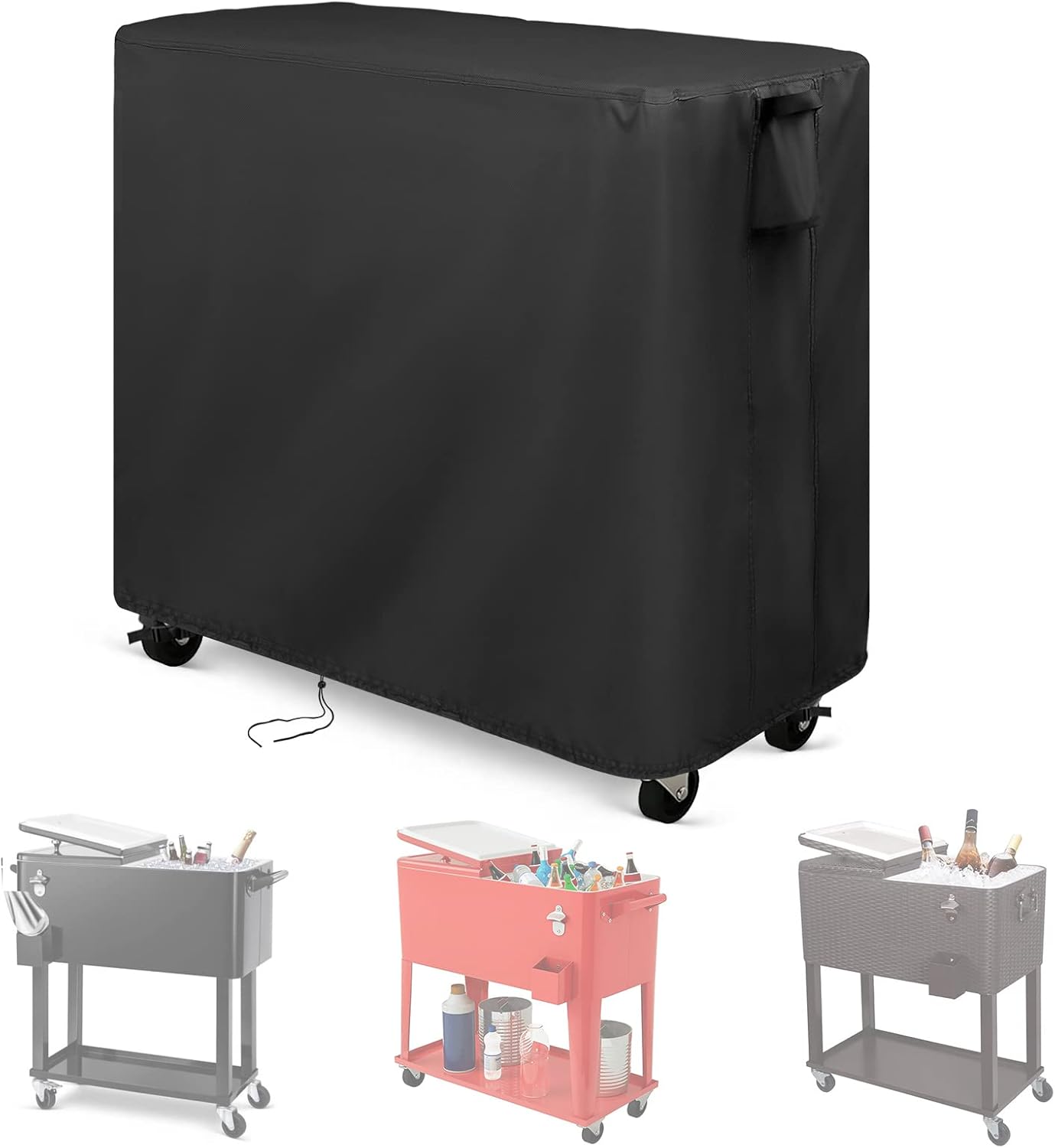 Cooler Cart Cover Se adapta a Keter 89.8 Quart Patio Chile Ubuy