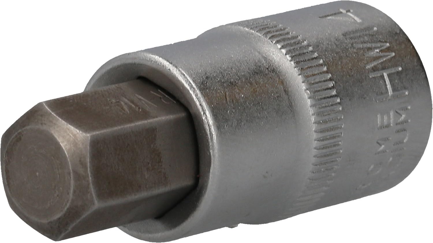 BRILLIANT TOOLS BT022866 Llave de vaso con punta de 1/2" con hexágono interior, longitud 55 mm, 14 mm [Powered by KS TOOLS]