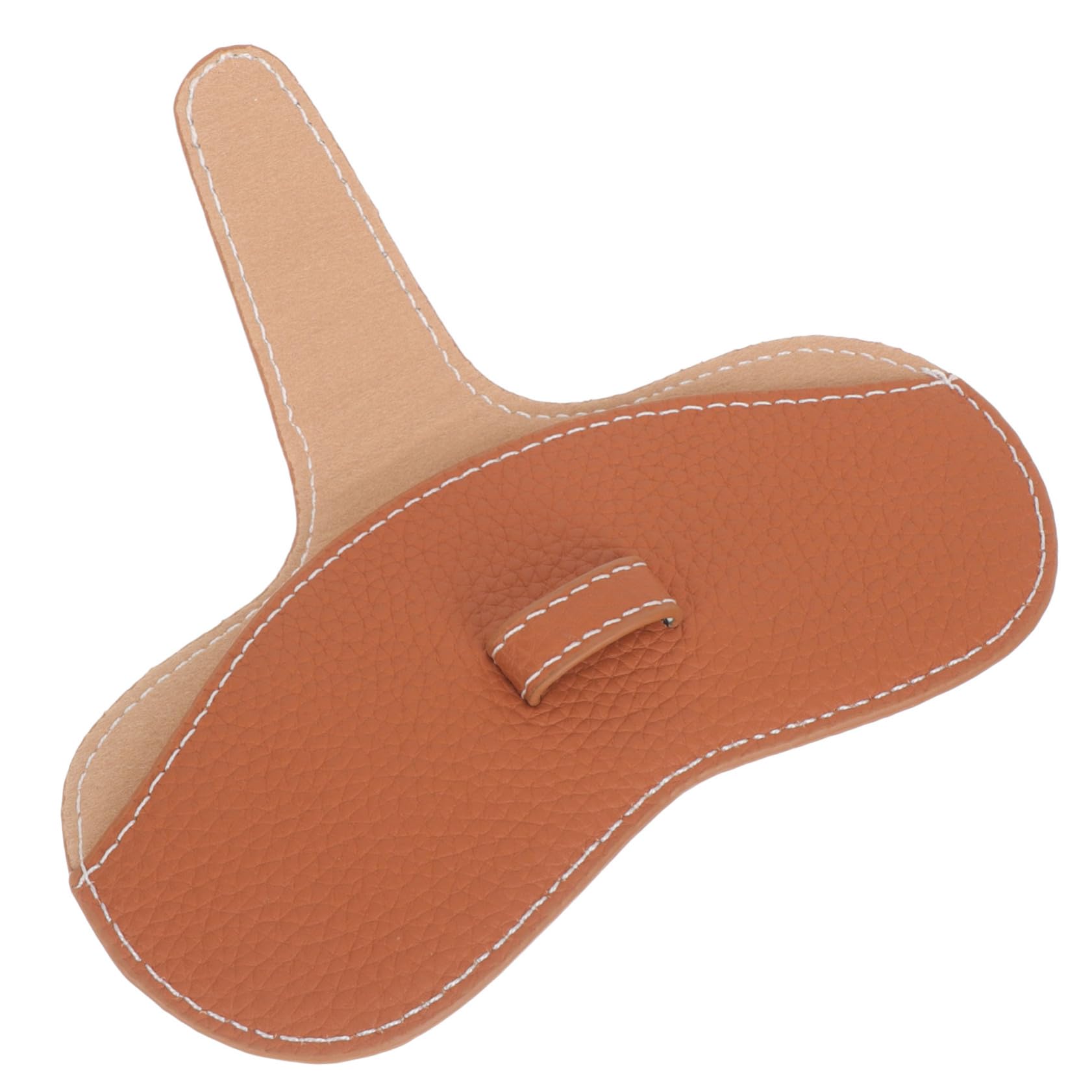 bolsa de gafas estuche delgado para gafas estuche gafas de sol estuche portatodo estuche para gafas resistente al desgaste sostenedores de la manga para las mujeres cuero