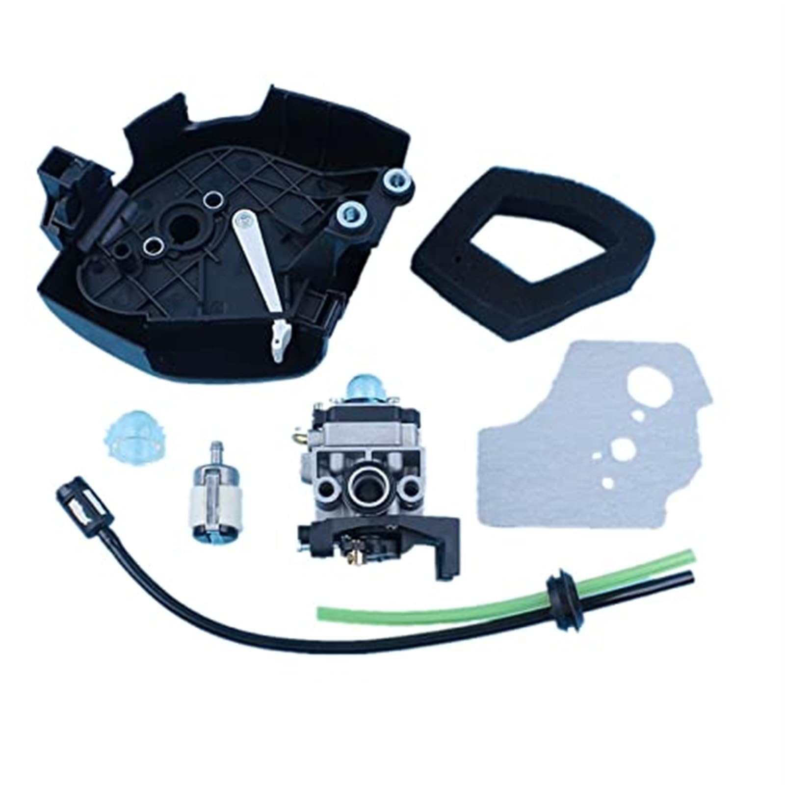 Wivplex Kit Guarnizione passacavo Serbatoio carburatore Filtro Aria Carburante, for GX35 GX35NT Tosaerba soffiatore decespugliatore carburatore Strumenti per la Pulizia dell'Aria
