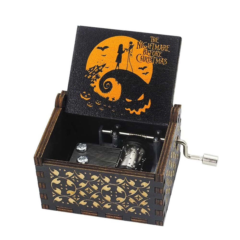 Yesnote Halloween Music Box The Nightmare Before Christmas, for Wife Daughter Son Women Girlfriend Birthday Present Plays This is Halloween
