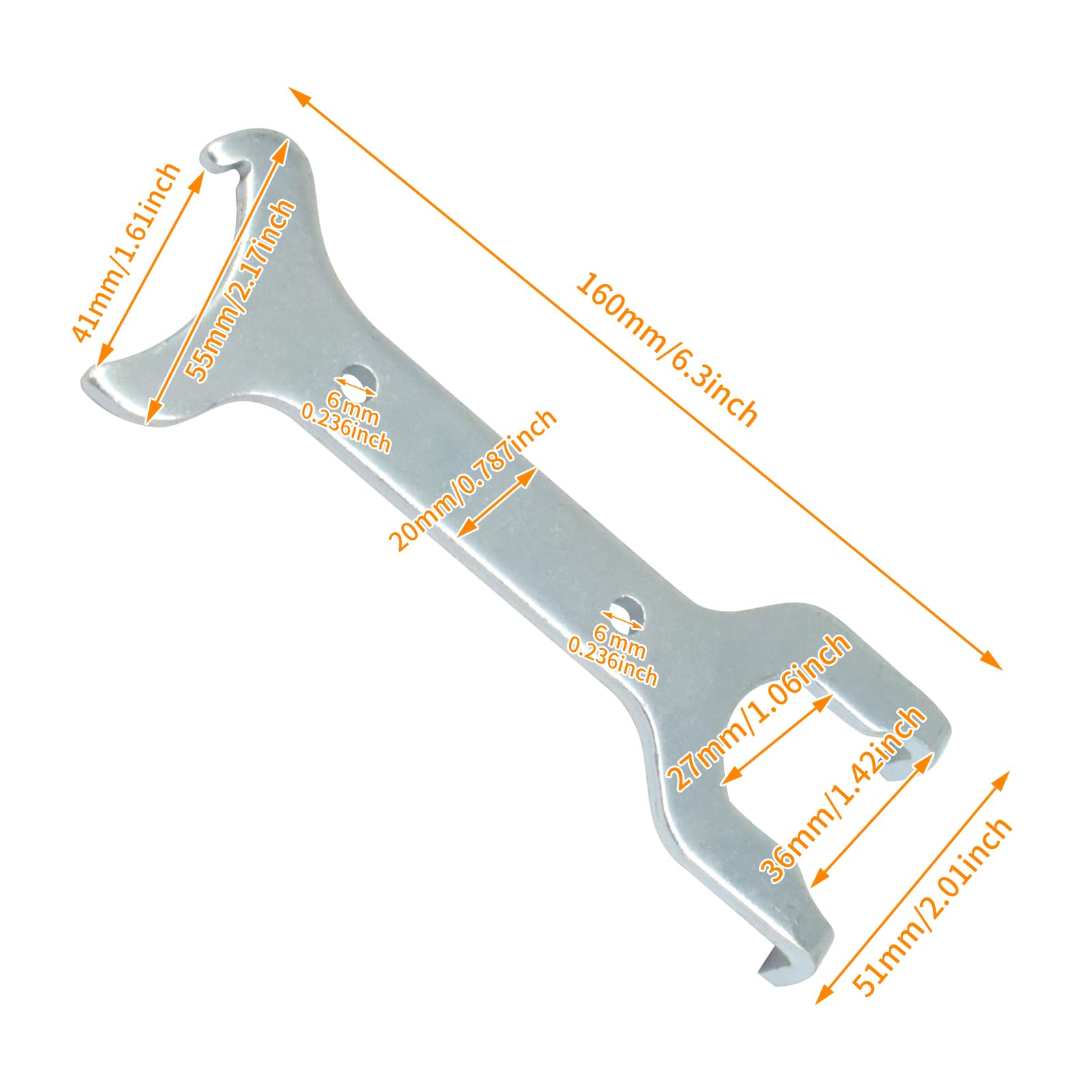 Amazon | HCmotorku リアショックスパナレンチ調整ツール Harley