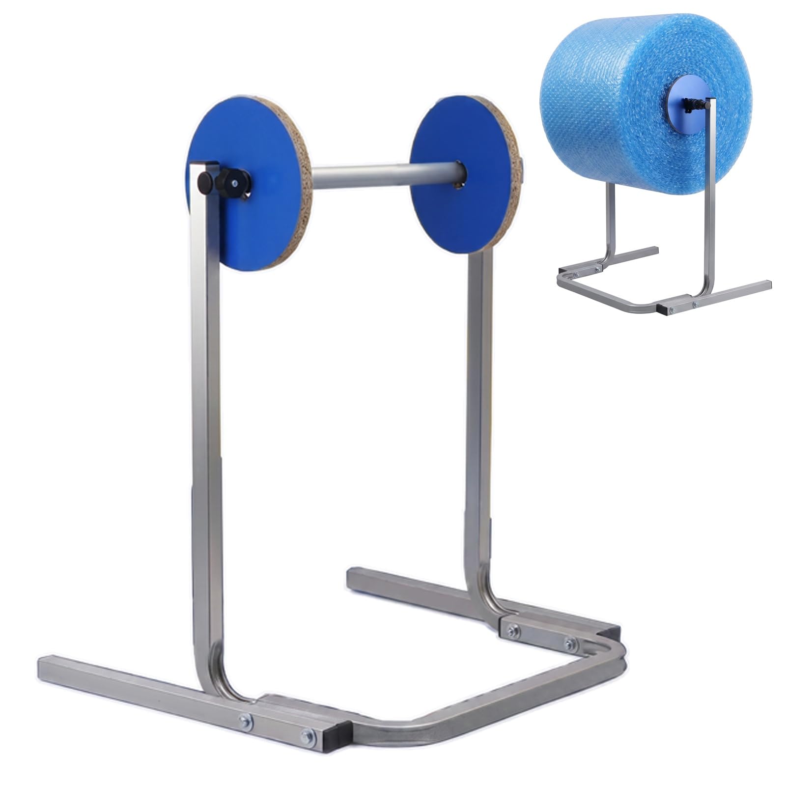 Dispenser manuale da tavolo per rotolo di pluriball, supporto pieghevole in schiuma per cuscino a bolle per imballaggio, trasloco e spedizione