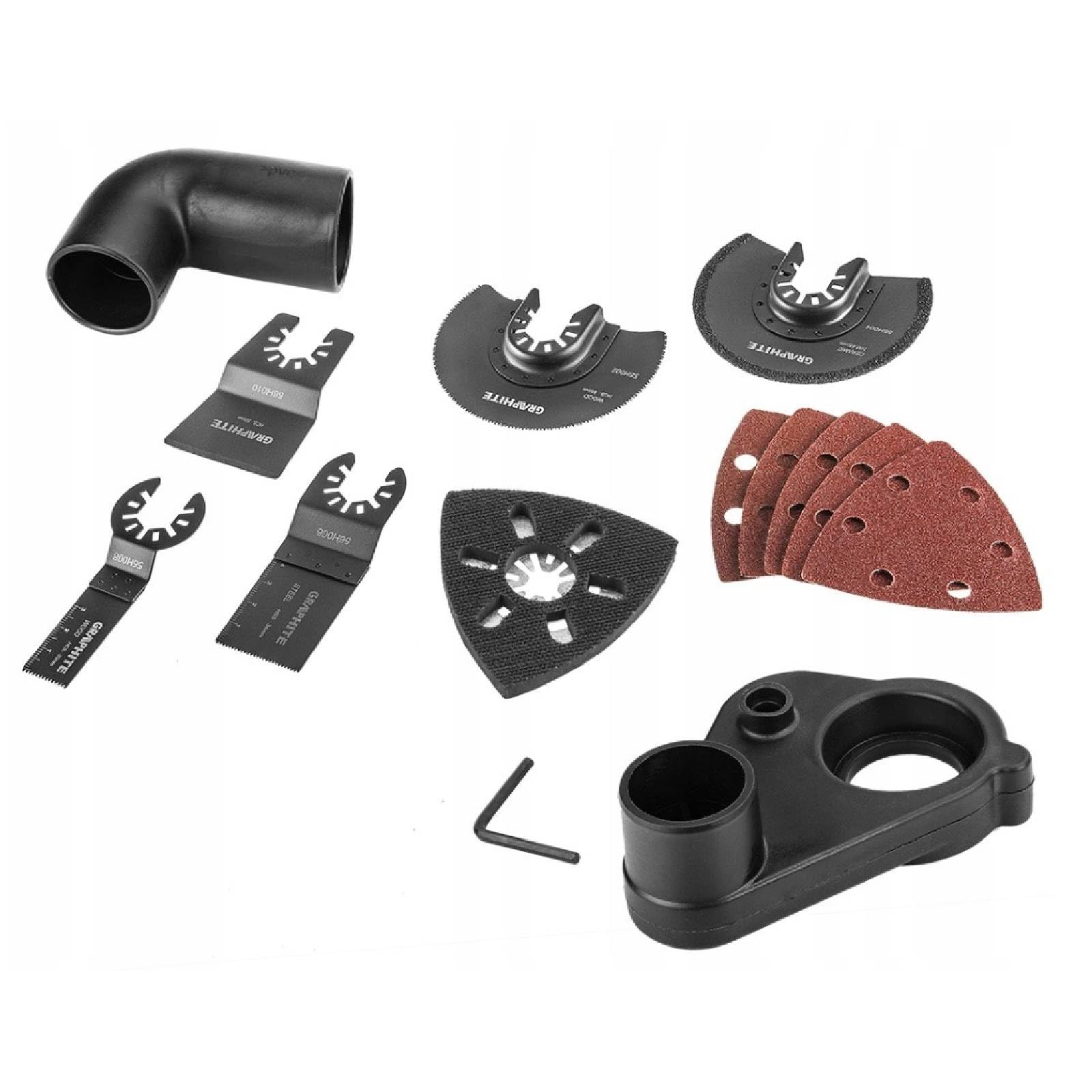La zappa Utensile multifunzione per smerigliatura e raschiatura con sistema di attacco accessori universale 250W
