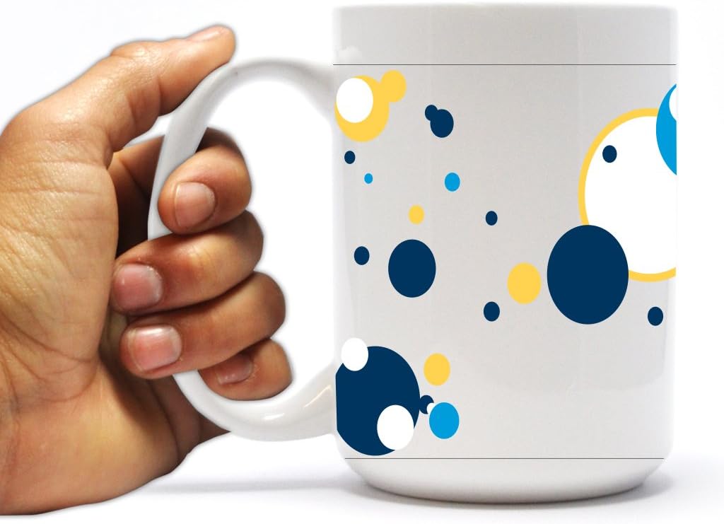 VictoryStore Ceramic Mugs - Sigma Chi, Greek Letter and Crest Bubble Coffee Mug, 15 ounces
