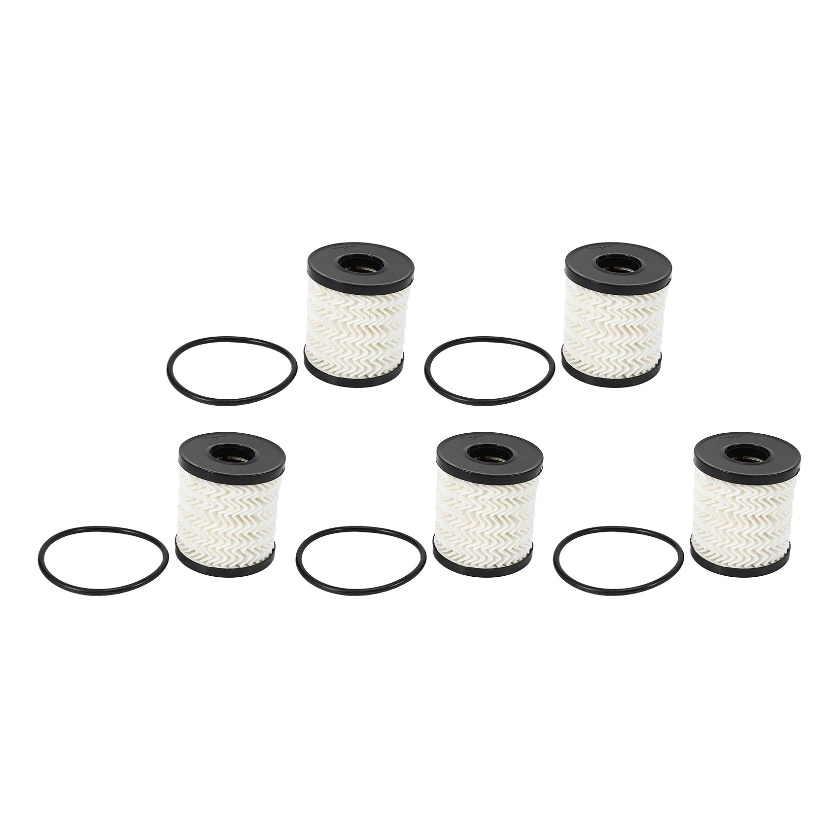 Filtro de óleo de carro de 5 peças para 307 206 207 408 508 para Elysee C2 C5 1109.3X