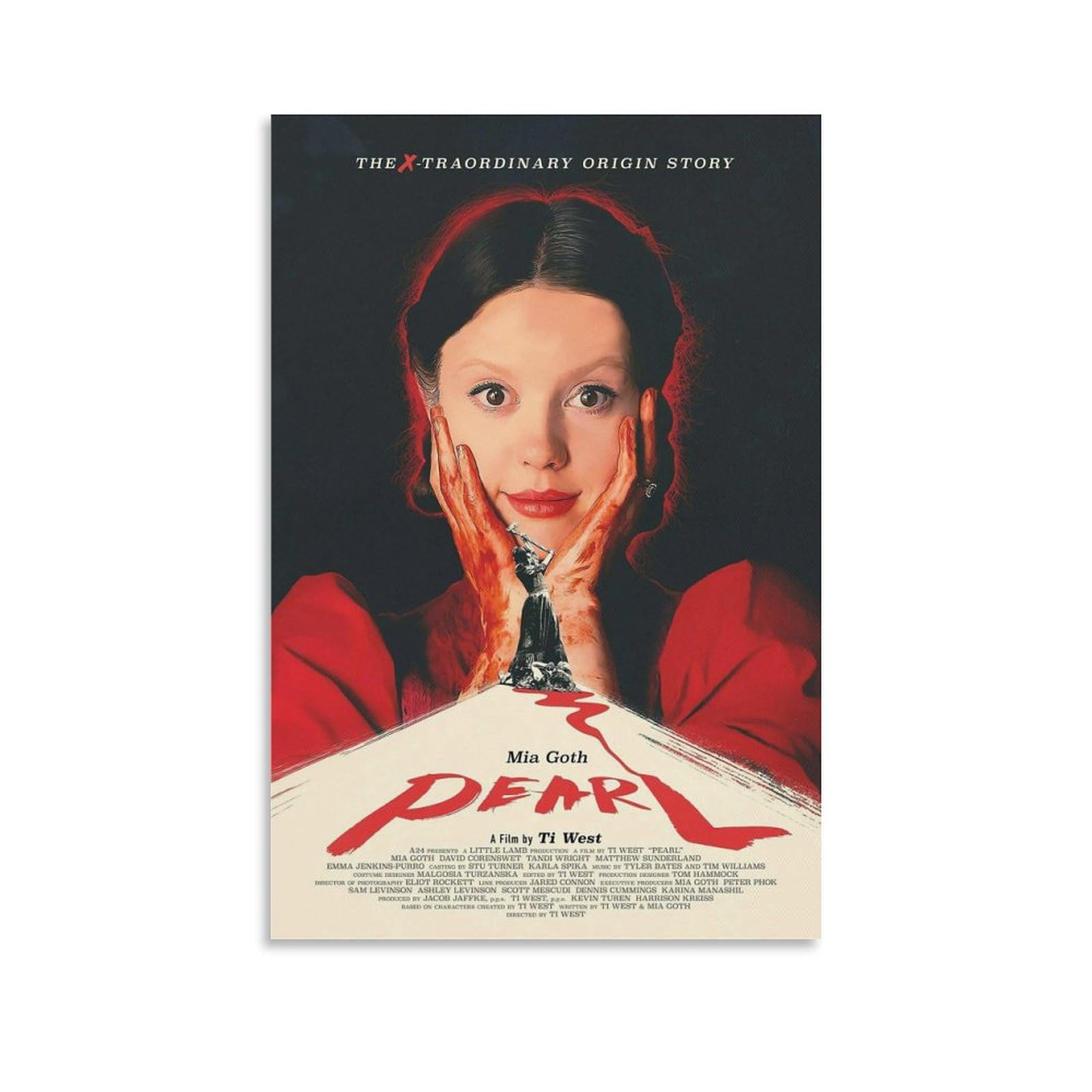 A24公式 パール Pearl シルクスクリーン ポスター A24公式 パール Pearl シルクスクリーン ポスター Pearl Art Print