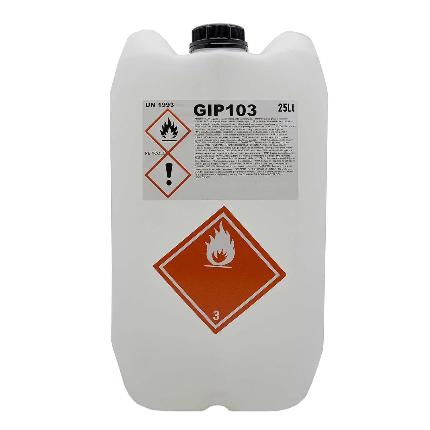 Zbiornik 25 litrów izopropanolu alkohol izopropylowy izopropanol 25 l zapewnia czystość aż do gorąca, ultradźwięki, tlenki tłuszczu, oleju, Flux Evapora Rasch