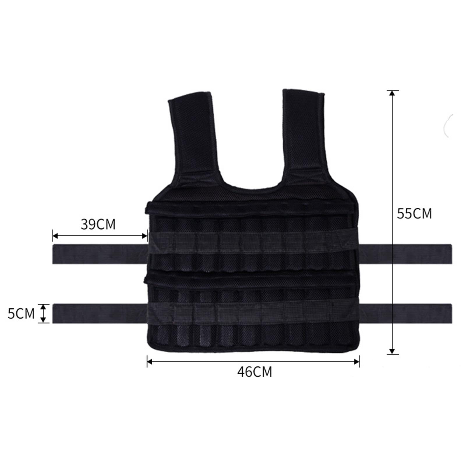 Chaleco Lastrado para Hombre Y Mujer, Chaleco de Entrenamiento Oxford Ajustable para Ejercicio, Fitness, Culturismo, Entrenamiento de Resistencia, Ade