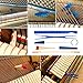 Piano Tuning Kit,Professional Piano Tuner Tools Including Tune Hammer Lever Felt, Mutes, Fork,Tuning Wrench,Temperament Strip,Piano Repairing Accessories 16 pieces