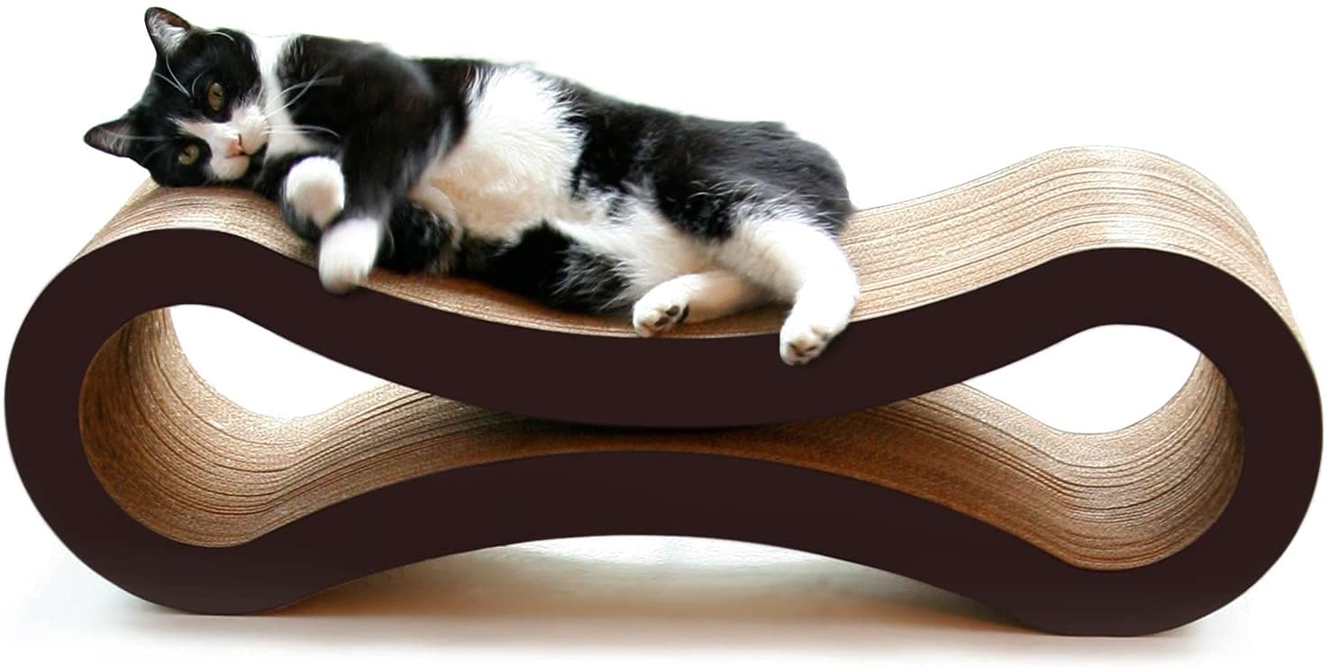Ultimate Cat Scratcher Lounge, Premium Extra Large Cat Scratching Post, ardboard Cat Scratchers, Reversible Cat Scratching Pad, Cat Corrugated Scratching Bed