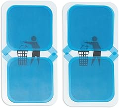 prorelax Ersatzpads für das ThermoTENS Quattro Elektrostimulationsgerät 15200 | 2 Sets | 2 x 4 Gelpads | inklusive Schutzfolien | Maße 45x45 mm