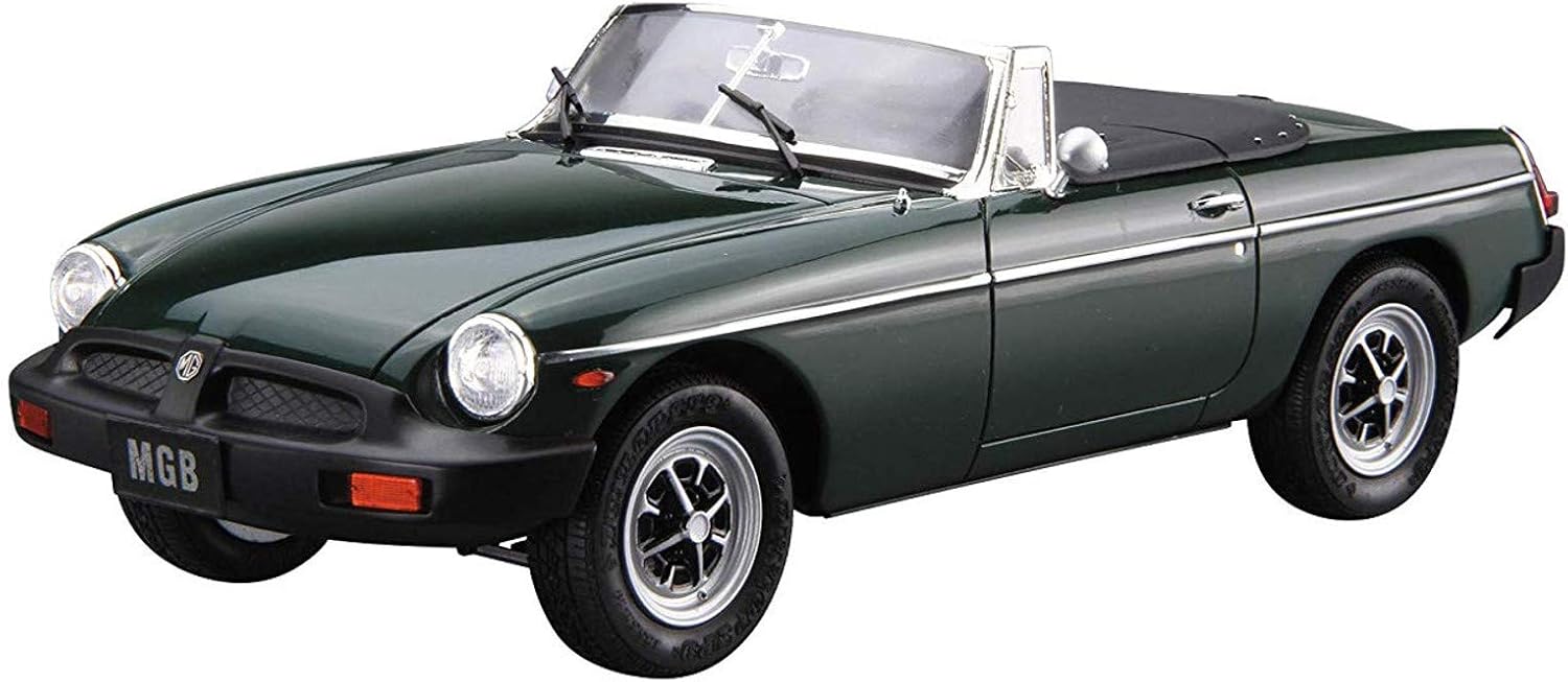 Aoshima Bunka Kyozai 1/24 The Model Car Series No.102 BLMC G/HN5D MG-B MK-3 1974 Plastic Model