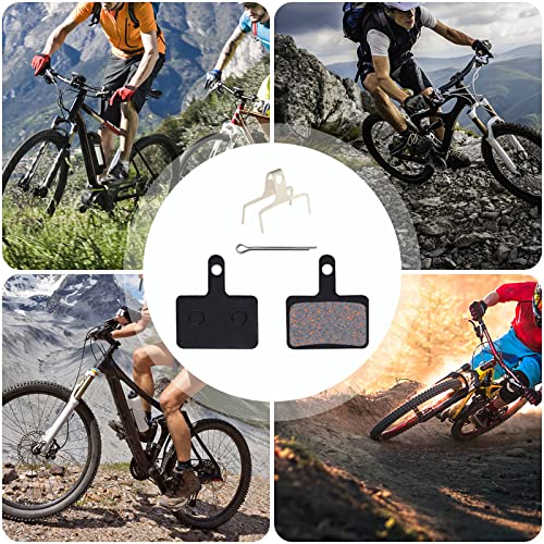 12 Pairs Bike Bicycle Disc Brake Pads Compatible With Trp Tektro Sh-Im-A-No Deore M315 M355 M515 M515-La-M M525 M375 M395 M415 M416 M446 M465 M475 M485 M486 C501 C601 (Copper Fiber Wire Semi-Metallic) #TOP6