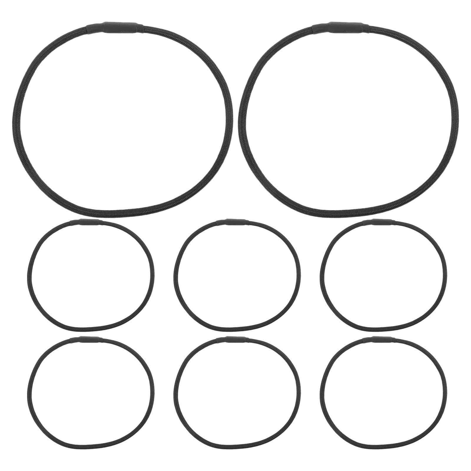 Elastic Microphone Shock Mount Bands 8Pcs Rubber Anti-Shock Rings Compatible with Boom Stands for Professional Audio Recording