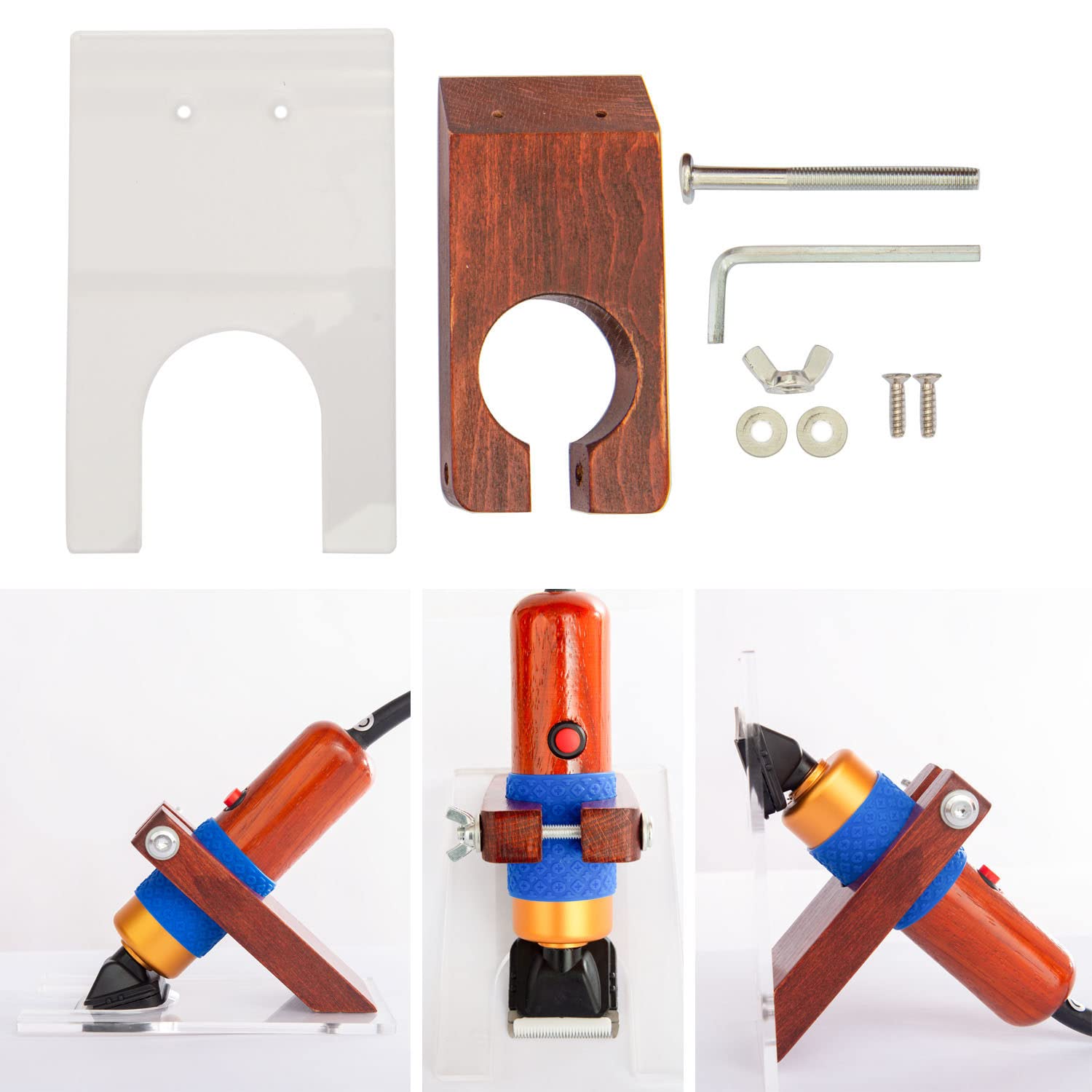 Kit de máquina recortadora de alfombras: removedor de pelusas, cortaúñas de aseo de alfombras, soporte adjunto, tijeras de pico de pato, herramientas de aseo para alfombrillas de suelo, juego completo