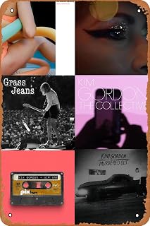 Kim Gordon Albums Poster Tin Sign Vintage Metal Sign Retro Wall Art Decor 8X12INCH