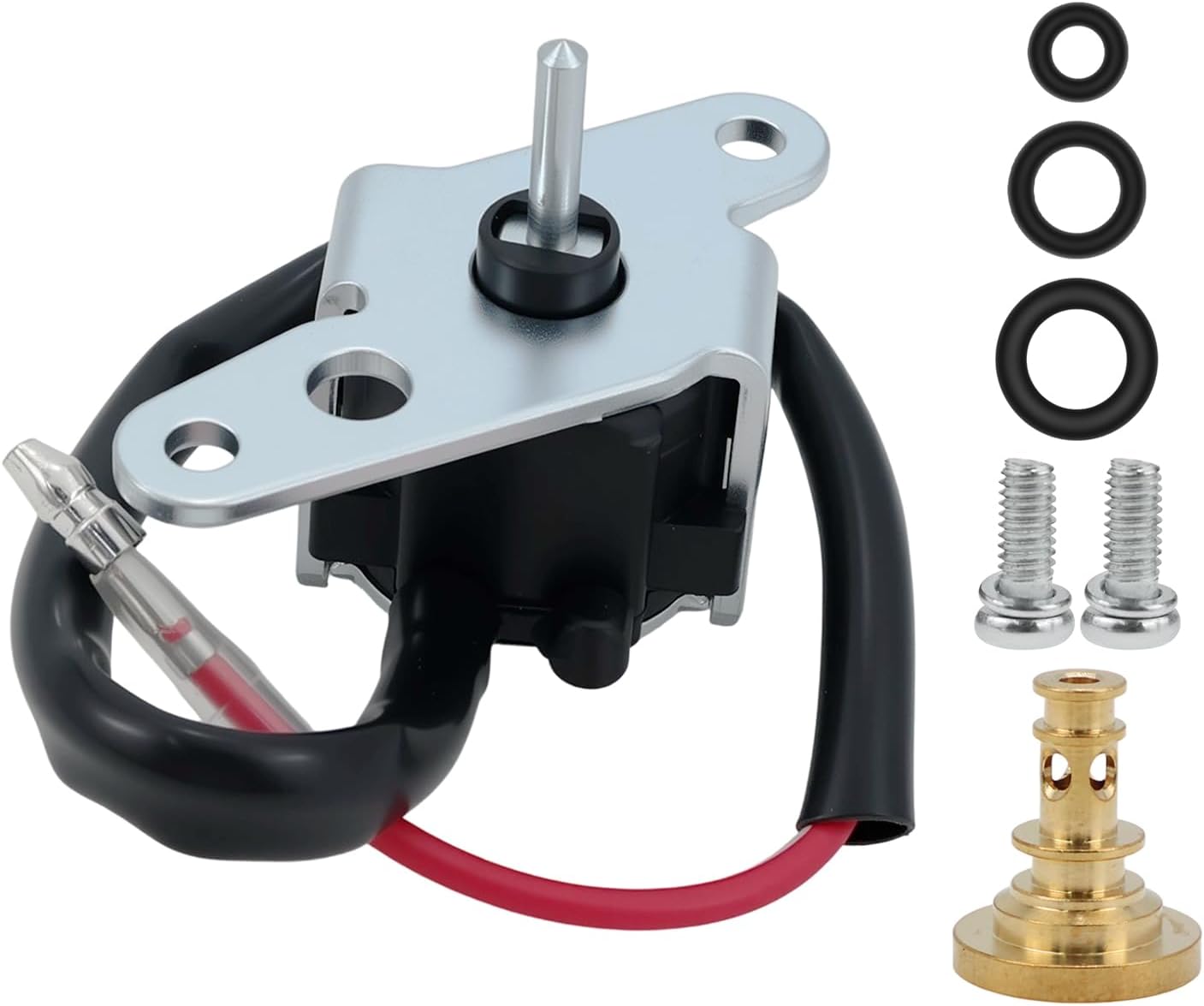 24-757-01-S Fuel Shut-Off Solenoid Kit Fits for Kohler CH25 CH680 CH730, 2475703-S Compatible with Kohler Command PRO Twin-Cylinder Engines with Carburetor Repair Kit