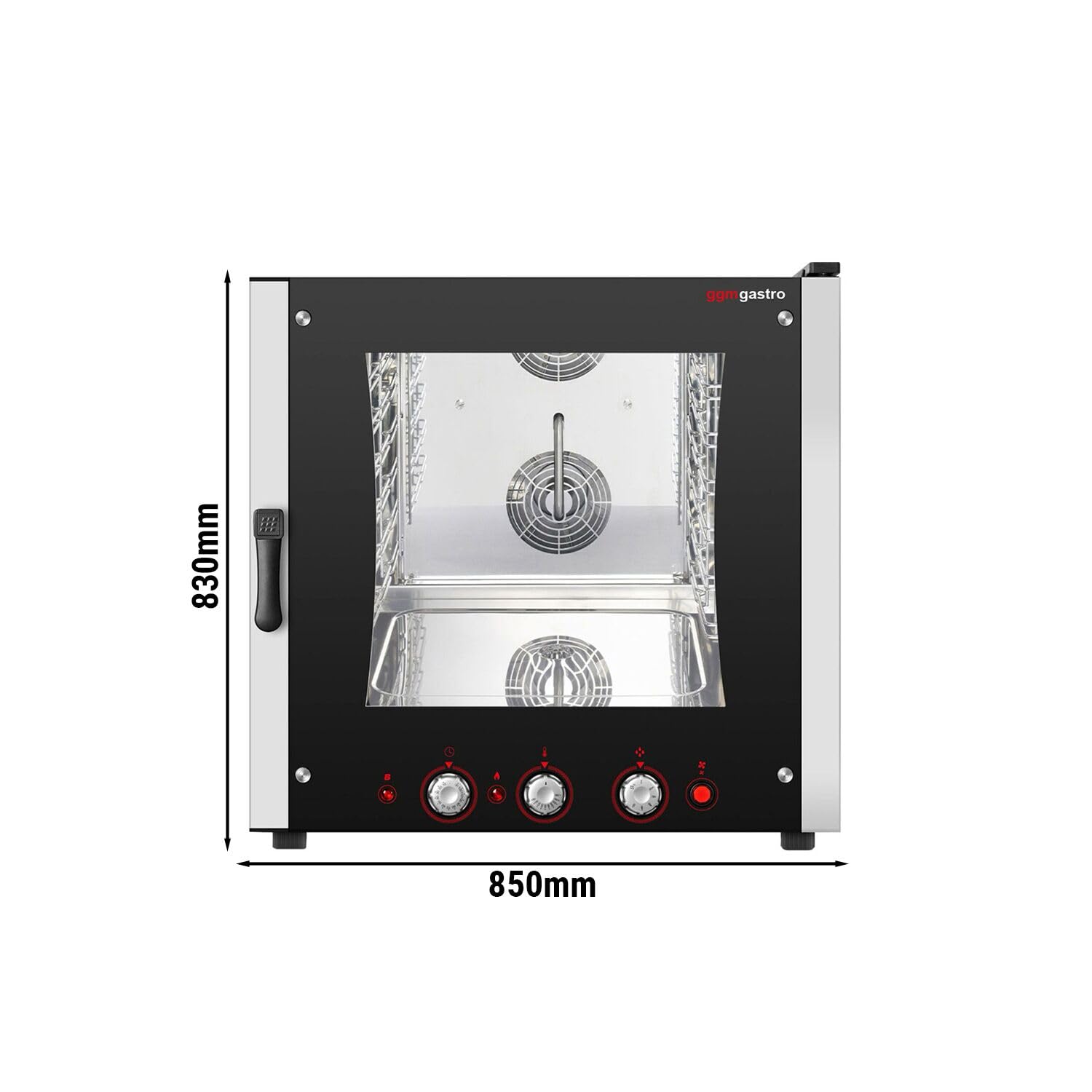 GGM Gastro | HEB611-46 | Bäckerei-Kombidämpfer - Manuell - 6x GN 1/1 oder EN 600x400