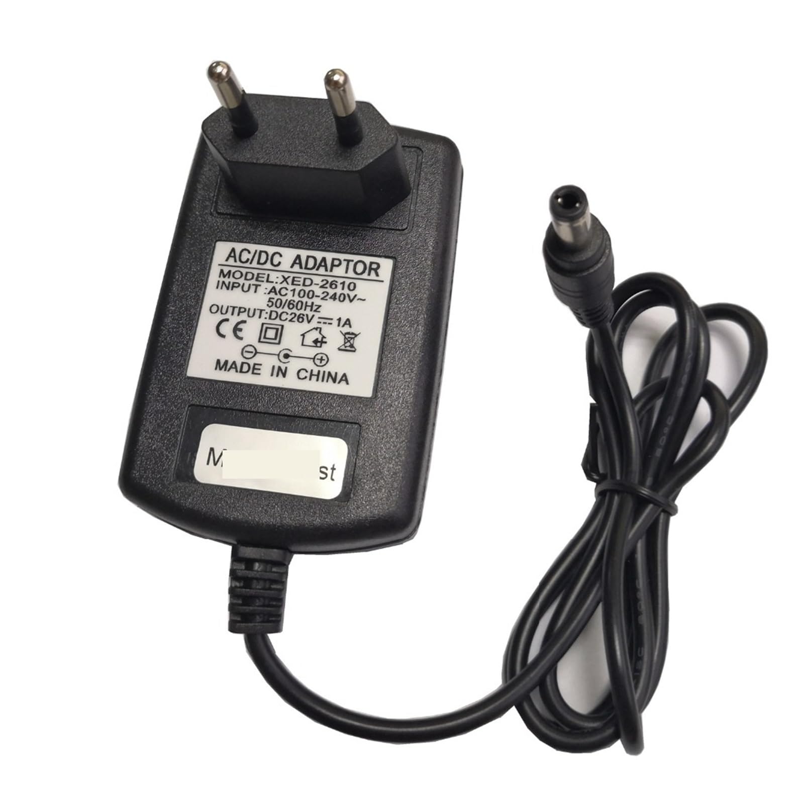 Adattatore CA CC 26 V 450 MA 26 V 1 A. Compatibile For Dibea F6 D008 PRO F8 PRO M500 TT8 MM8 K30 MT66 D18 Cordless Cleaner Adattatore Di Alimentazione Caricatore (Size - Foto 10