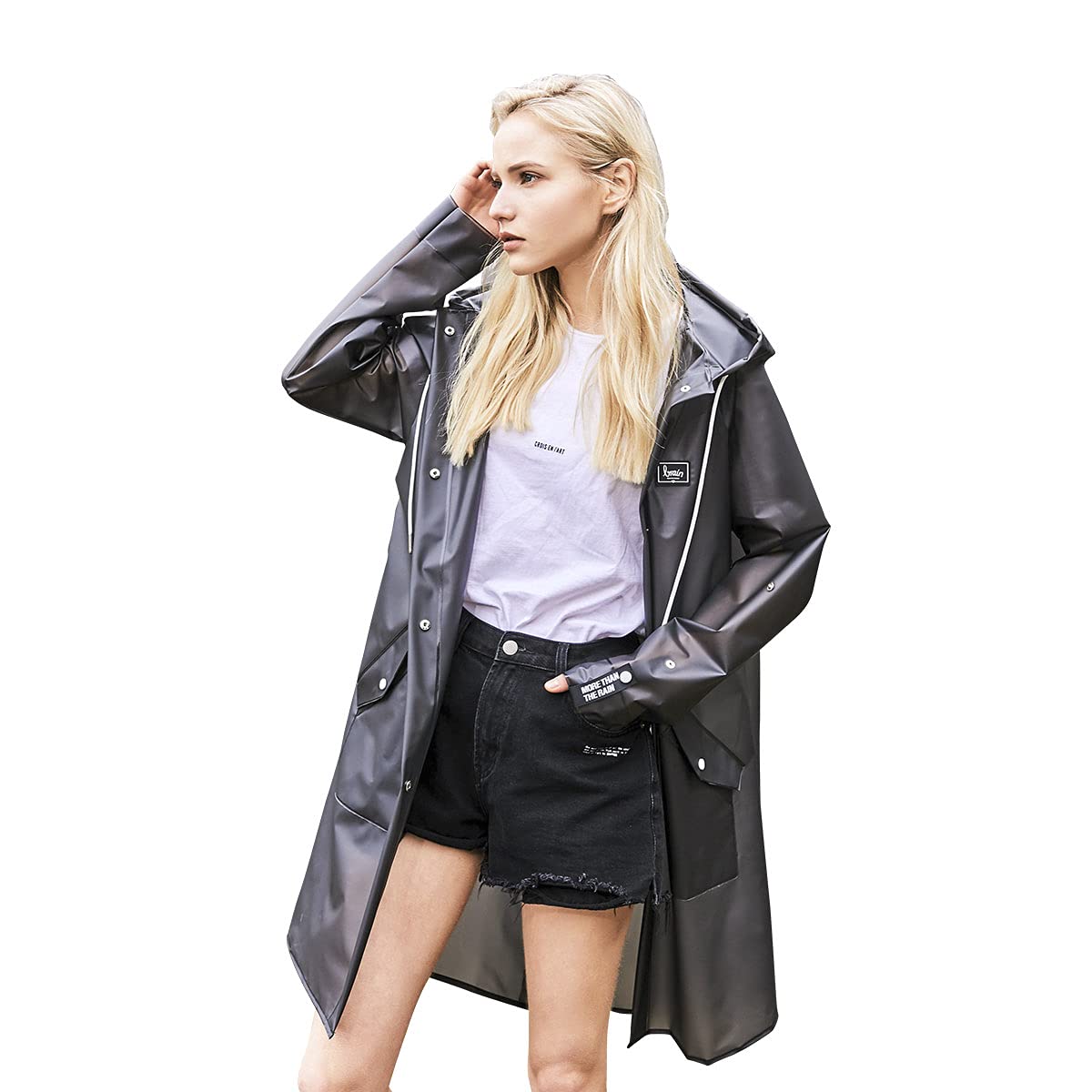 L-Rain Durable TPU Clear Rain Coat