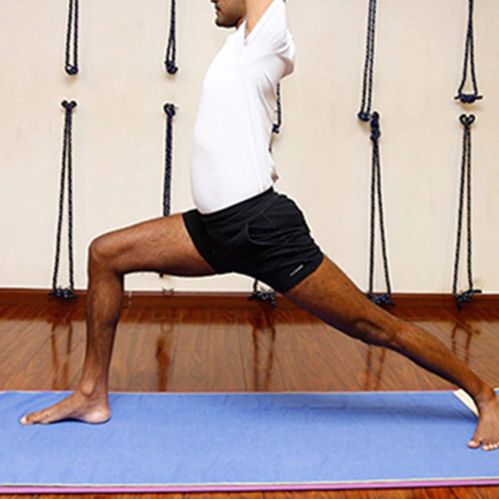 Asciugamano Yoga Antiscivolo 61x183cm - Per Hot Yoga, Leggero E Assorbente (Verde) - Foto 4