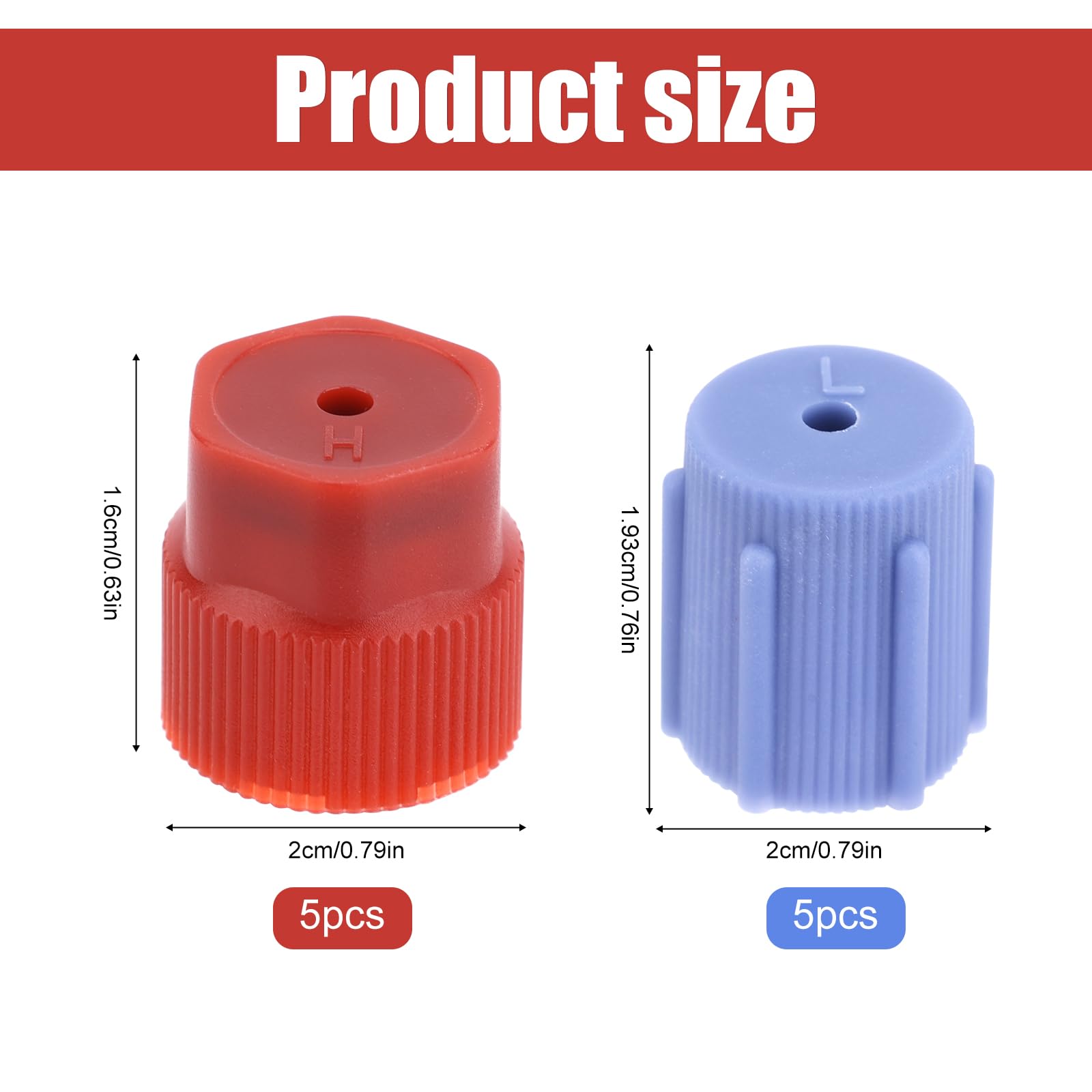 10Pcs/Set R134a Cap A/C Cap 13mm And 16mm Car Air Conditioning Service ...