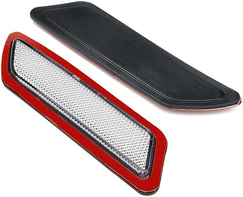 Vista 3 de Compatible con BMW F30 F31 2012 2013 2014 2015 Serie 3 Reflector de Marcador Lateral para Parachoques Delantero (Lente Transparente)