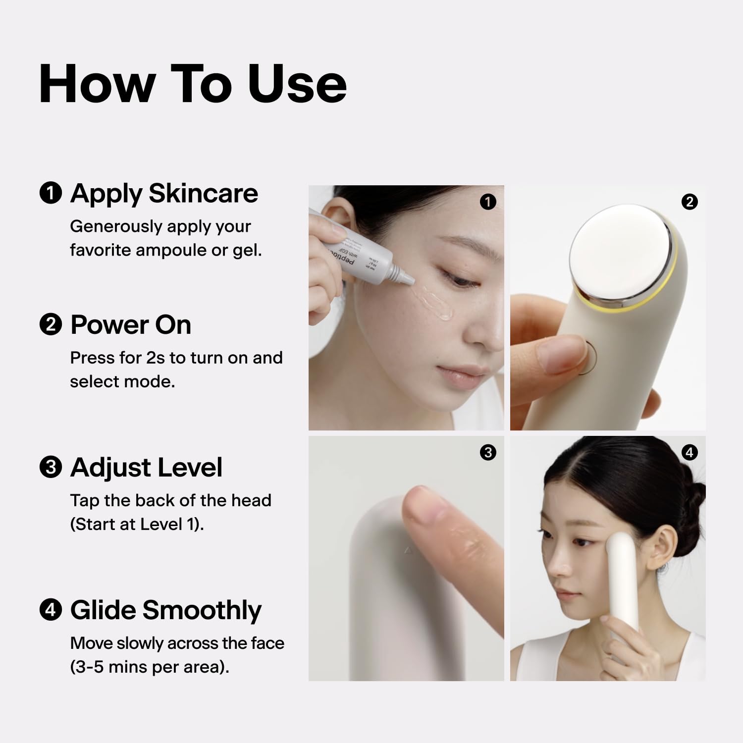 THOME Massageador facial The Glow Signature para pele de aparência
