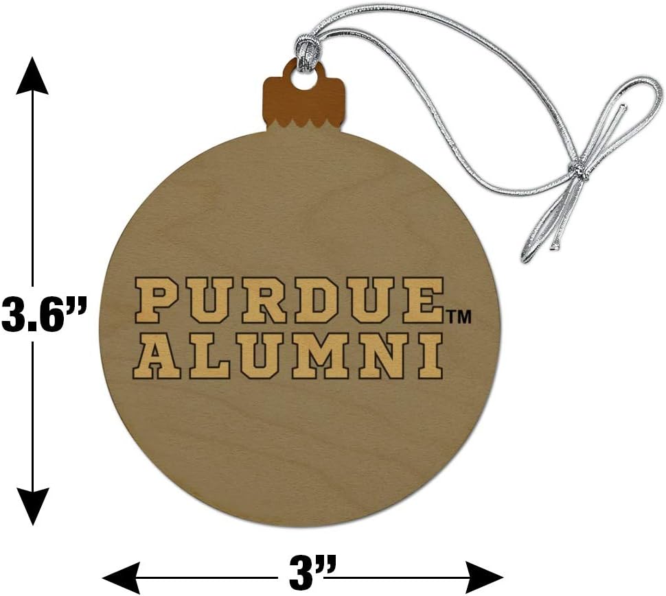 GRAPHICS & MORE Purdue University Boilermakers Alumn Wood Christmas Tree Holiday Ornament - Image 6