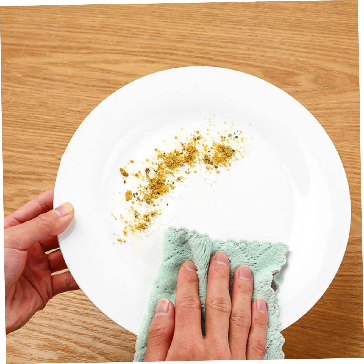 FRCOLOR 3 Series Paño Absorbente para Lavar Platos Paño Redondo De Fibra para Limpiar Platos s De Cocina Toallas para Secar De Cocina De 20 Piezas*3