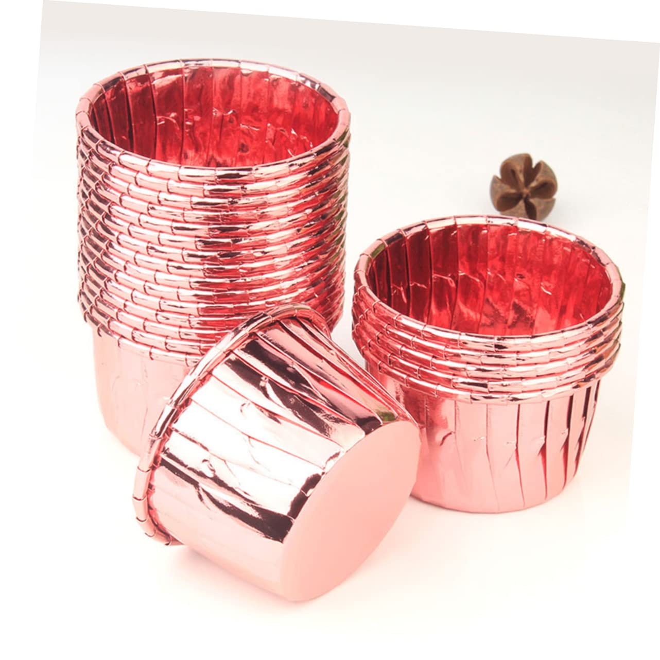 estuches para cupcakes de navidad,tazas para horne 100 piezas y forro taza boda bebé cuake tazas papel pudín moldes forros muffin caso aluminio rizado papel ducha fiesta de oro titulares mini cada pun