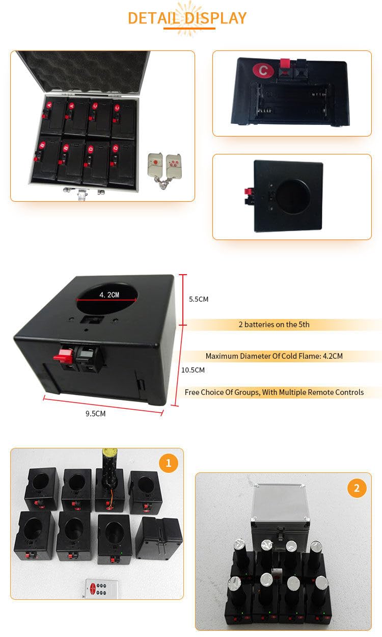 Encendedor de Fuegos Artificiales a Distancia – Seguro, Ecológico y Fácil de Usar para Adultos, Ideal para Fiestas y Eventos,10pcs
