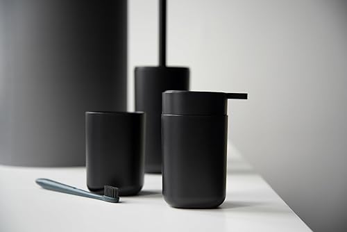 Miniatura 3 de WENKO Dosificador de jabón Davos, Mate, Negro Mate, 1